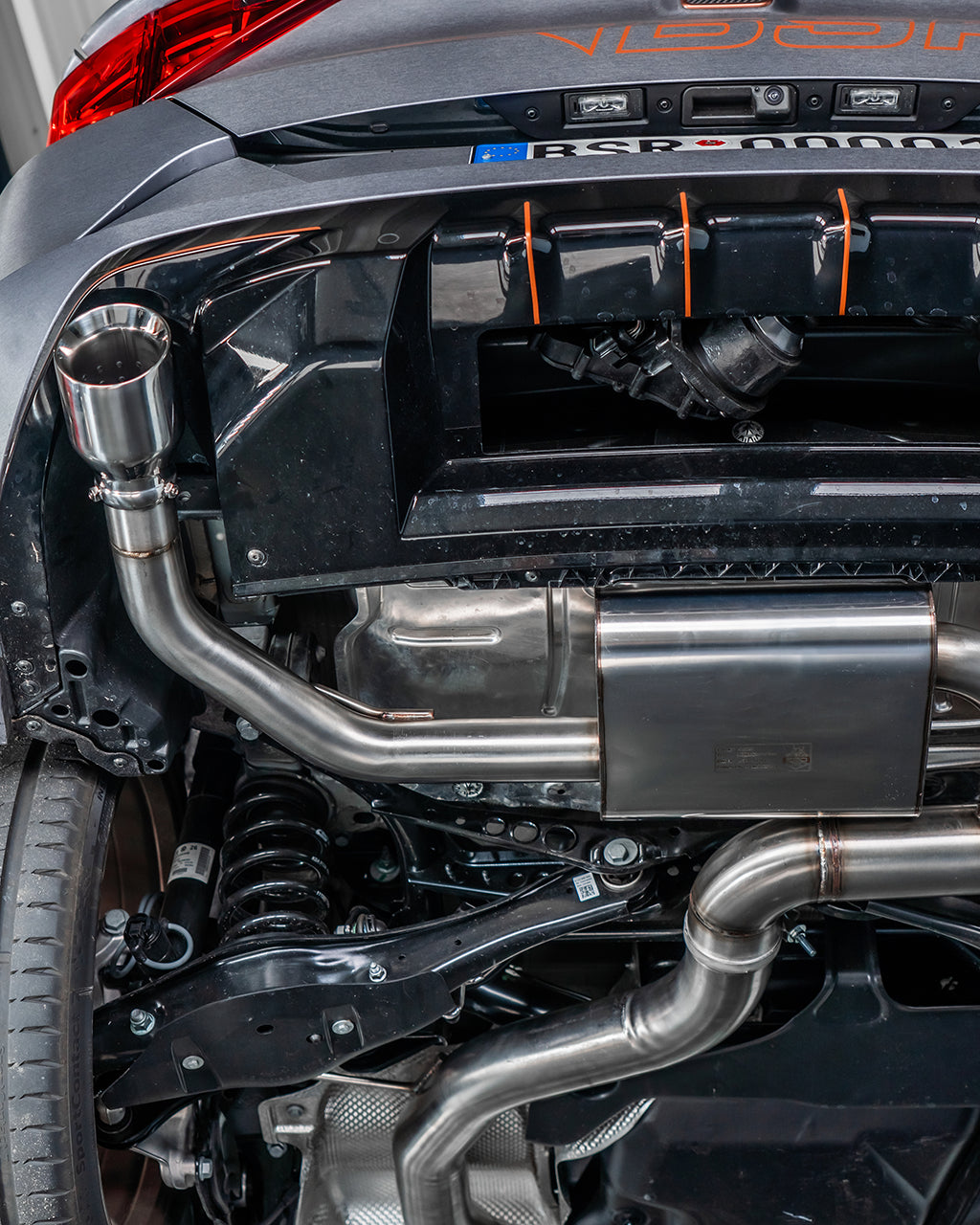 EGO-X Abgasanlage 3,5" Cupra Terramar (Motor DNPB 195KW/265PS) mit ECE
