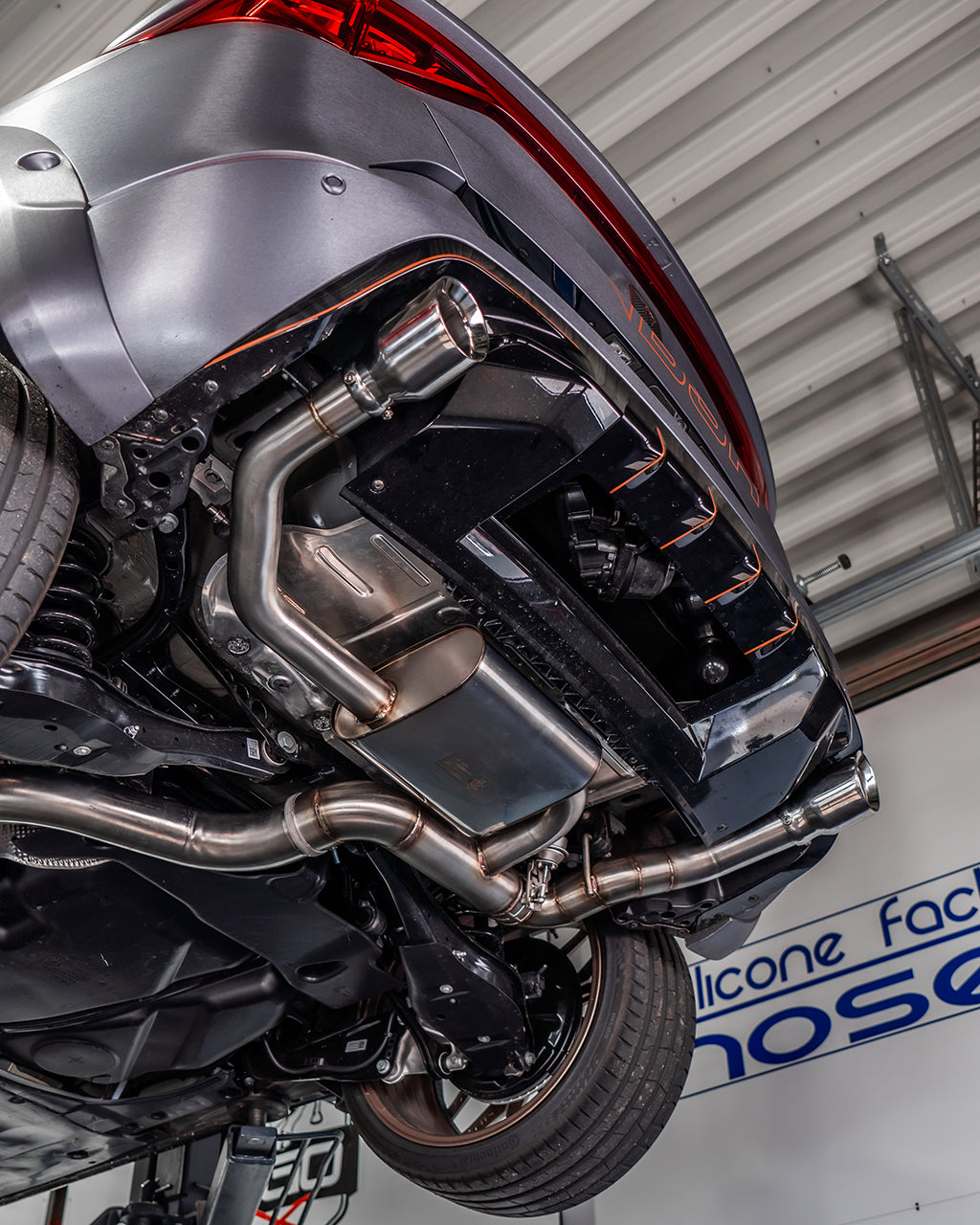 EGO-X Abgasanlage 3,5" Cupra Terramar (Motor DNPB 195KW/265PS) mit ECE