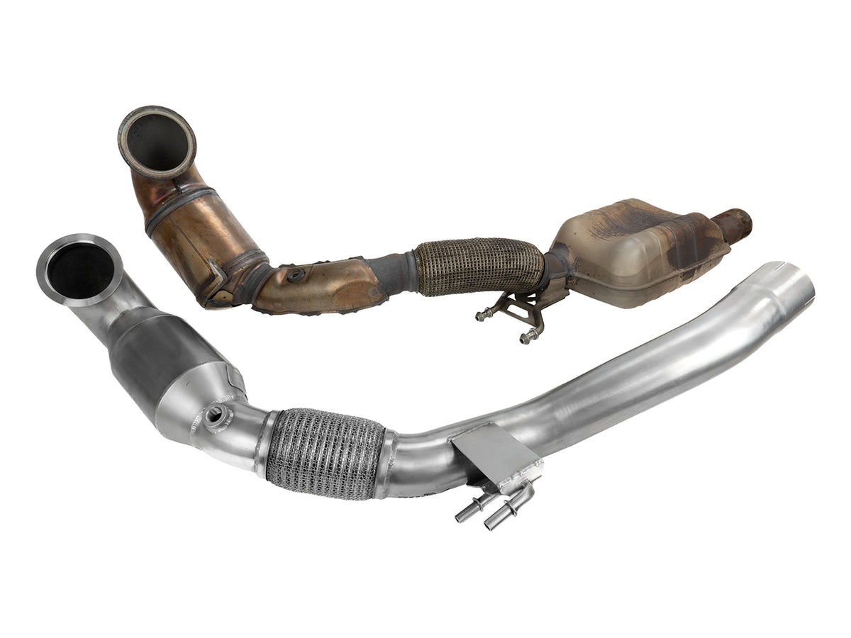 Bull-X Downpipe 3,5" Audi S1 8X 2.0 TFSI quattro 231PS (mit ECE*)