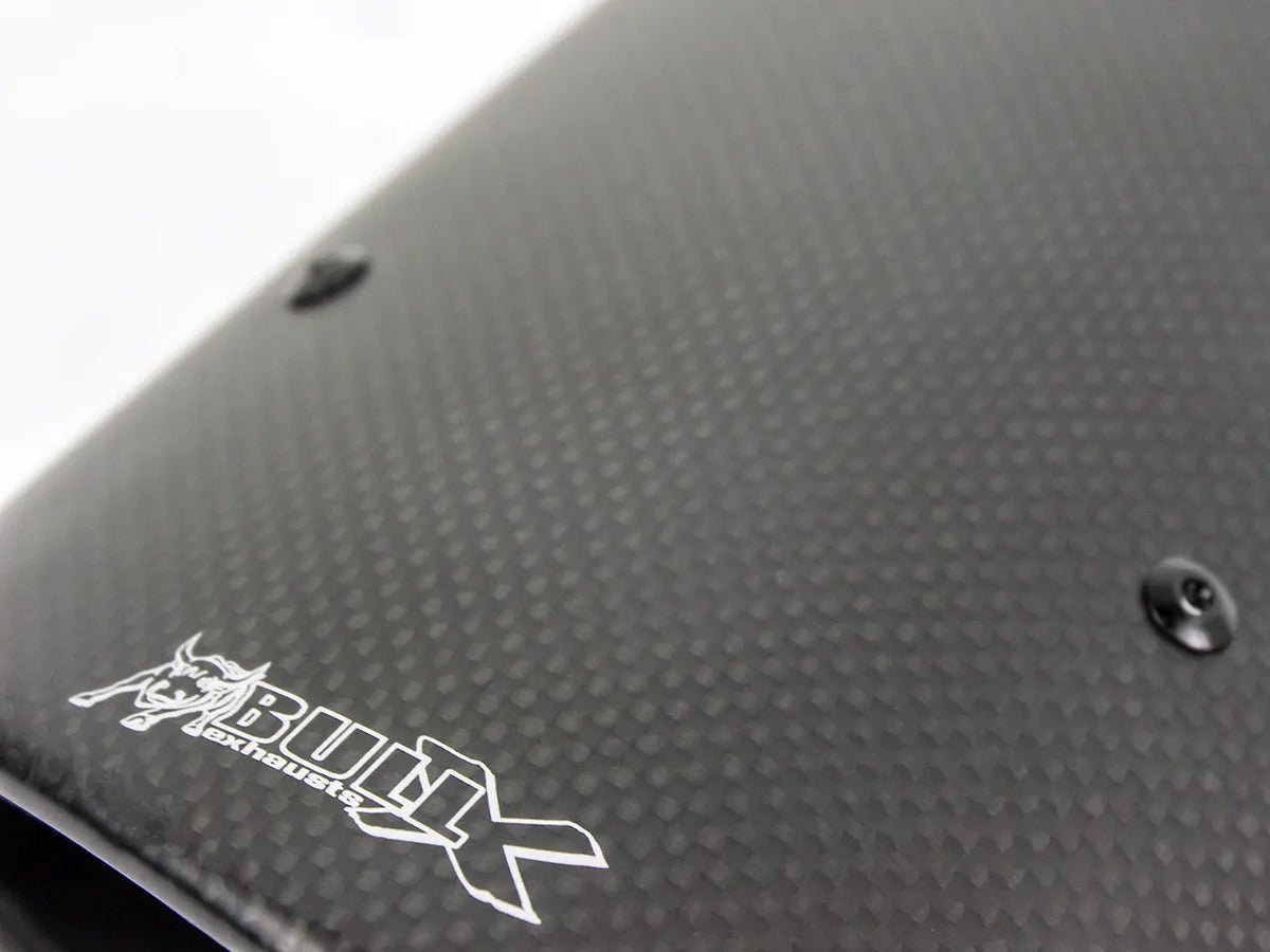 Bull-X Endrohrset: Typ 3 Carbon Oval 126x94 (A:1x64mm + 1x76mm)