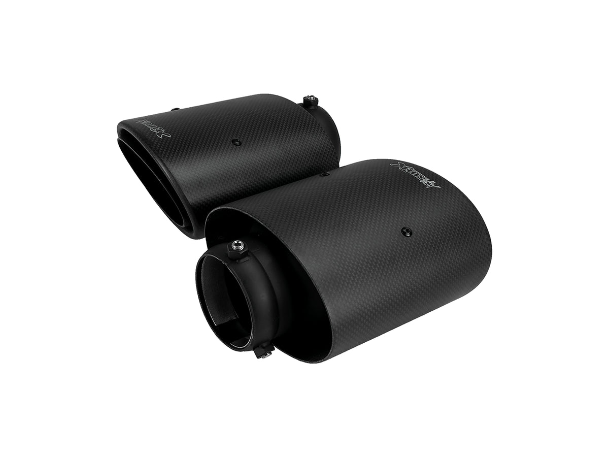 Bull-X Endrohrset: Typ 20 Carbon Oval 145x90