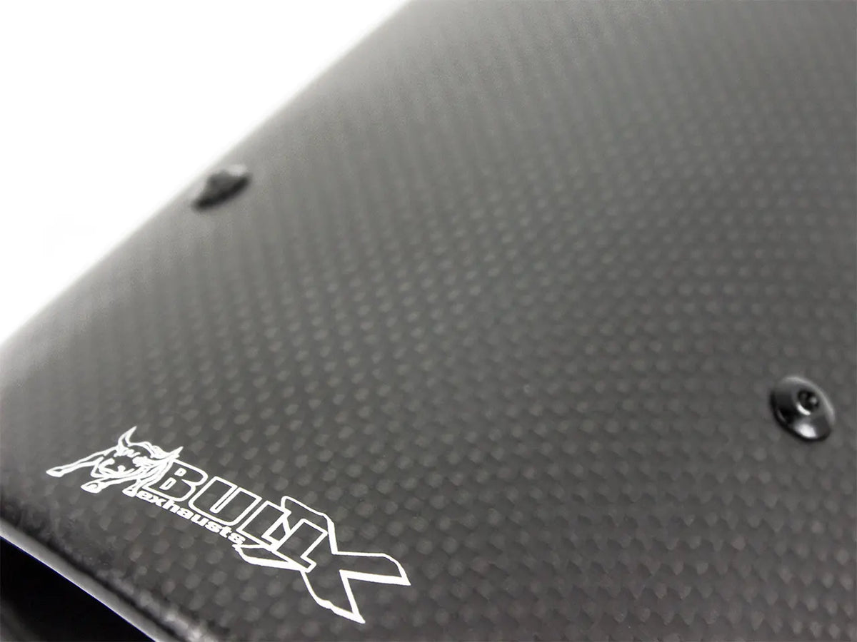 Bull-X Endrohrset: Typ 20 Carbon Oval 145x90