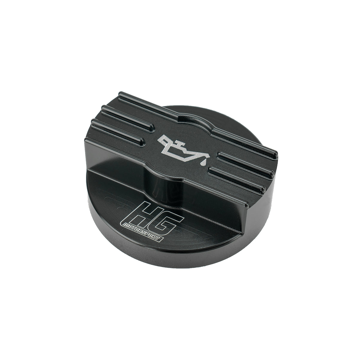 Öldeckel Cover schwarz HG-Motorsport Logo MQB Plattform (z.B. Golf 7)