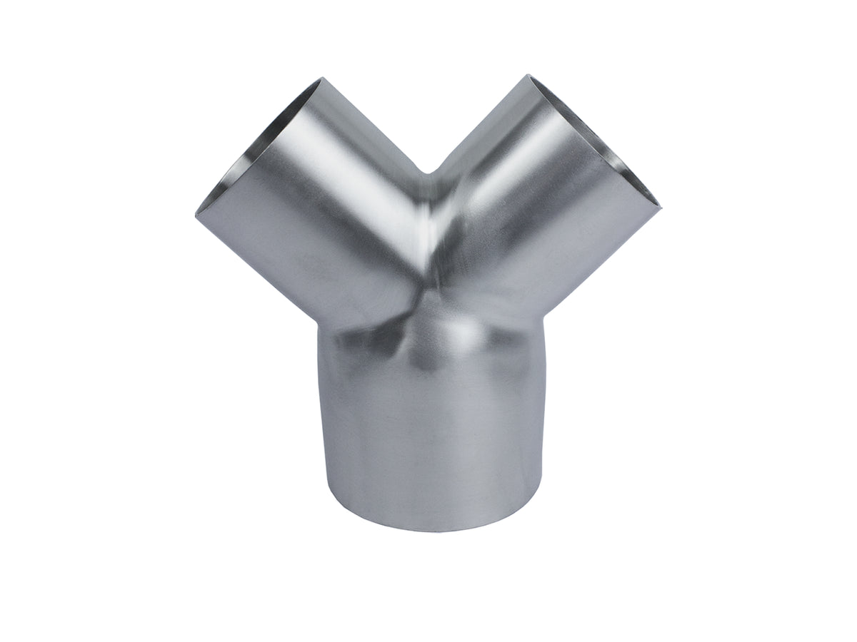 Edelstahl Y-Stück 2mm Wandstärke